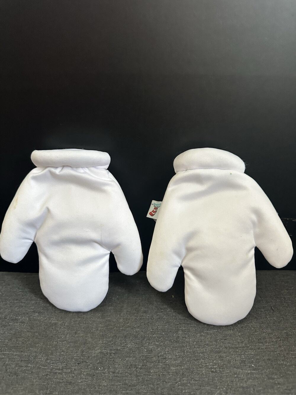 Dr Seuss Cat in the Hat White Costume Gloves Amscan Kids Pair Halloween